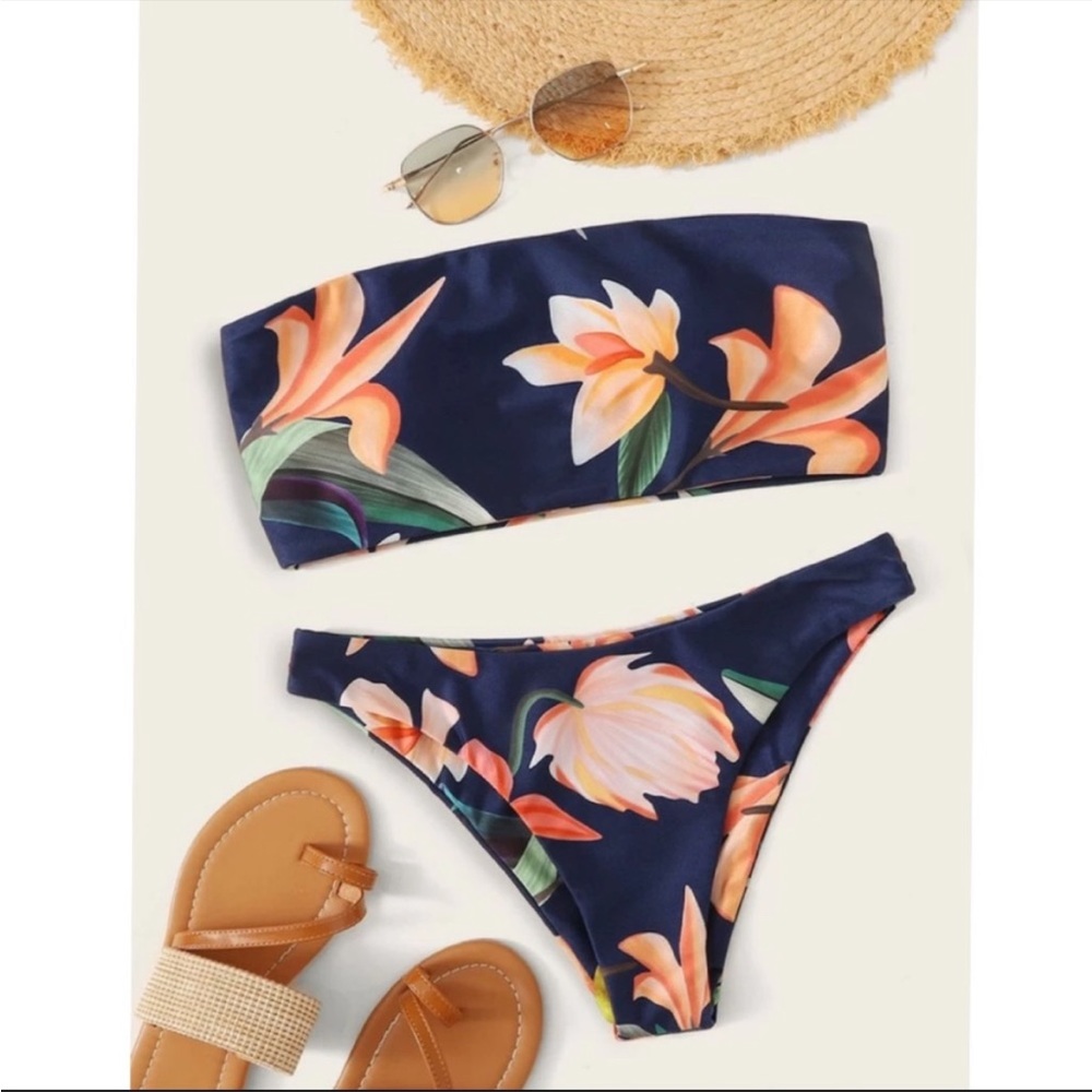 SHEIN Strapless Bikini Set NWOT